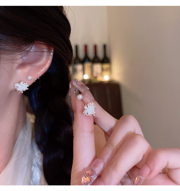 S925銀針｜蒲公英珍珠養耳針（4件套）