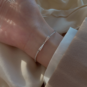 蝴蝶結鋯石手鍊