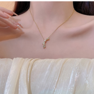 鈦鋼｜輕奢感蝴蝶結項鍊