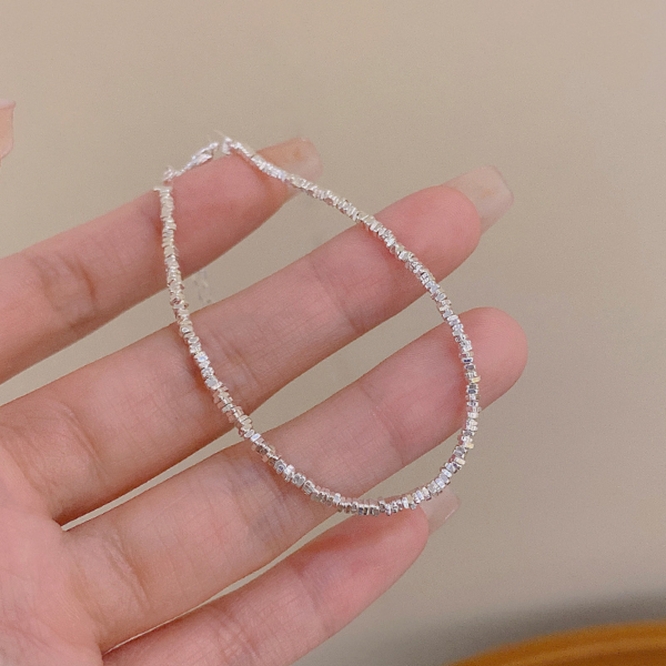 高級感碎銀手鍊