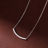 S925純銀｜簡約微笑項鍊