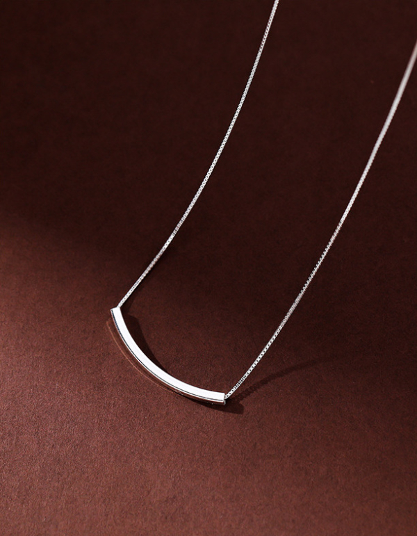 S925純銀｜簡約微笑項鍊
