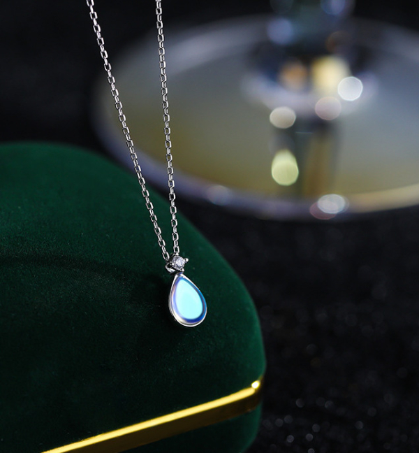 S925純銀｜人魚水滴項鍊