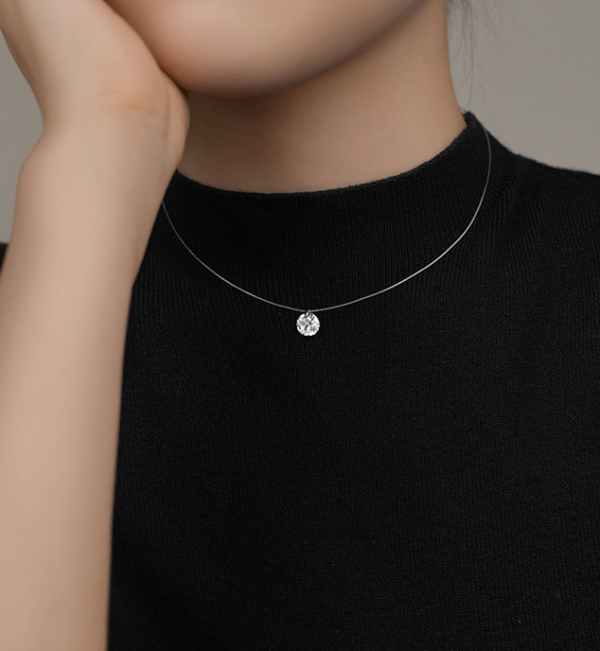 莫桑鑽項鍊｜人魚的眼淚