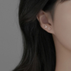 S999純銀｜幾何造型耳環