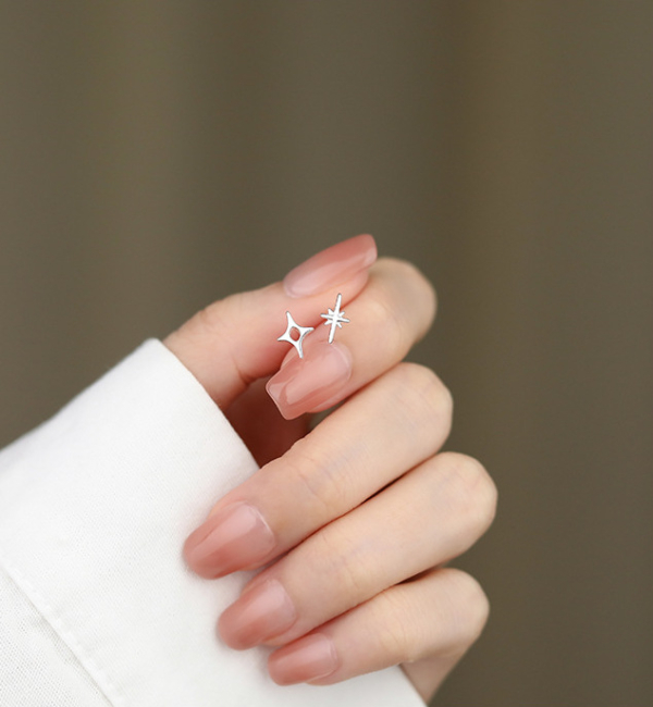 S999純銀｜小星星耳環