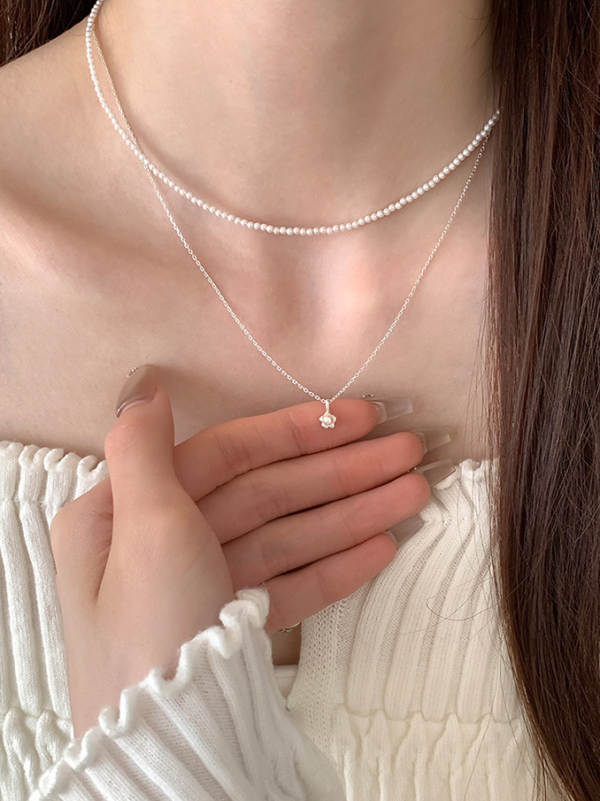 S925純銀｜小花朵項鍊