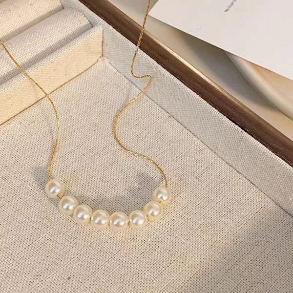 珍珠吊墜項鍊