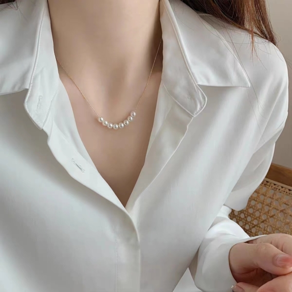 珍珠吊墜項鍊