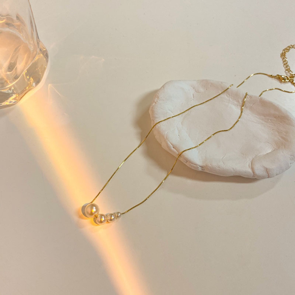 高級感珍珠項鍊