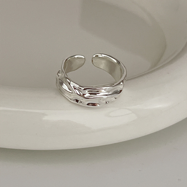 不規則液態可調式戒指