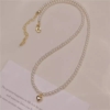 珍珠愛心鎖骨鍊