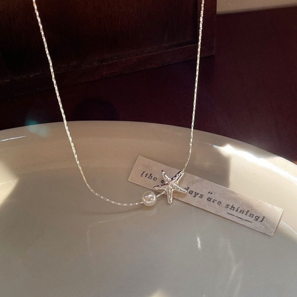 S925純銀｜海星珍珠項鍊