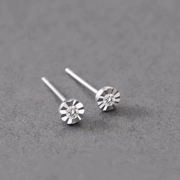 痞帥感單鑽耳環