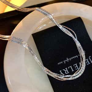 SY250429 鈦鋼|多層叠戴鎖骨鍊